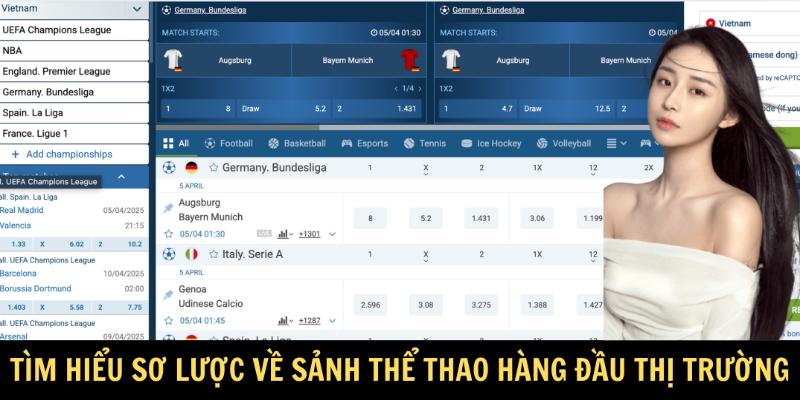 Tìm hiểu sơ lược về sảnh Thể thao hàng đầu thị trường